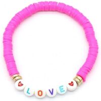 Armband Love Roze