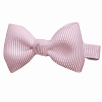 Klein strik roze klipje handgemaakt 5 cm