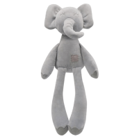 Knuffel baby olifant grijs 36 cm