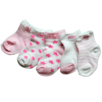 Roze set baby sokjes 0 tot 1 jaar