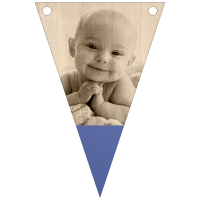 Babyfoto naamslinger met punt Gratis koord 1 babyfoto naamslinger met punt graveren