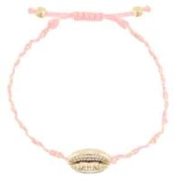 Trendy Armband Schelp Roze Goud