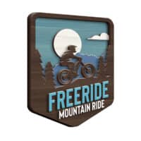 Mtb Freeride Met Gratis Naam