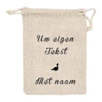 Jute Zak Dino Met Tekst