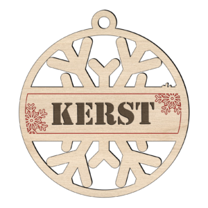 Natuurlijke sneeuw Kerstbal met Naam 1 Natuurlijke sneeuw Kerstbal met Naam